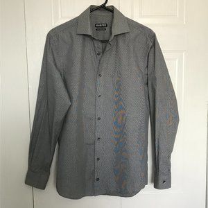 Unlisted kenneth Cole Grey & White Dress Shirt